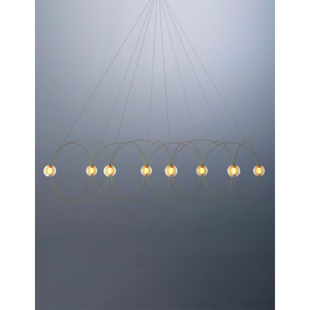 Suspension luminaire design MUNARI 8 DCW