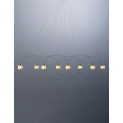 Suspension luminaire design MUNARI 8 DCW
