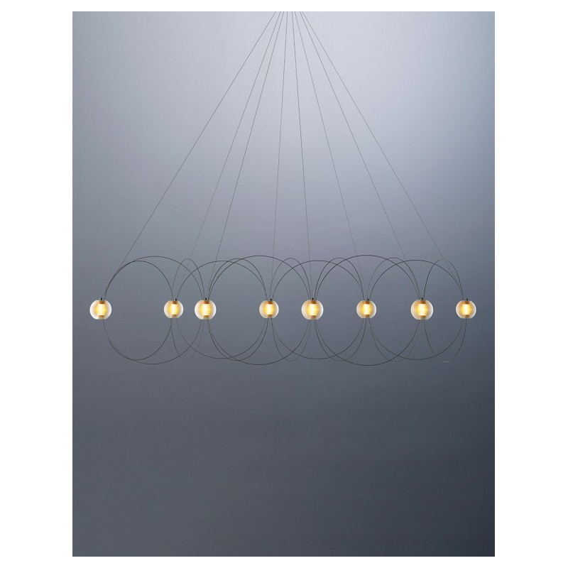 Suspension luminaire design MUNARI 8 DCW