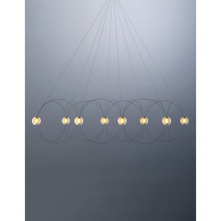 Suspension luminaire design MUNARI 8 DCW