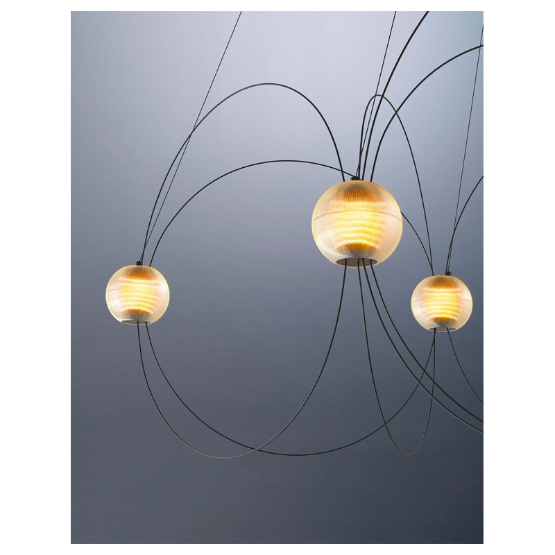 Suspension luminaire design MUNARI 8 DCW