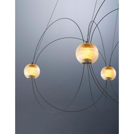Suspension luminaire design MUNARI 8 DCW