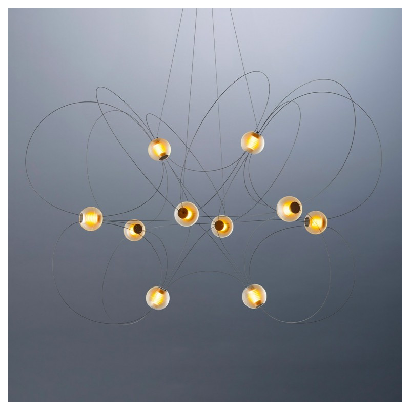 Suspension luminaire design MUNARI 10 DCW