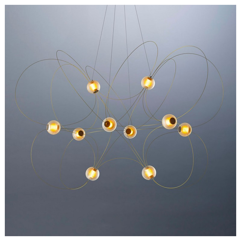Suspension luminaire design MUNARI 10 DCW