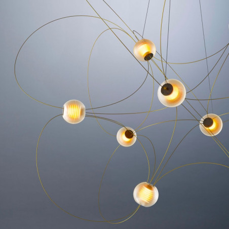 Suspension luminaire design MUNARI 10 DCW