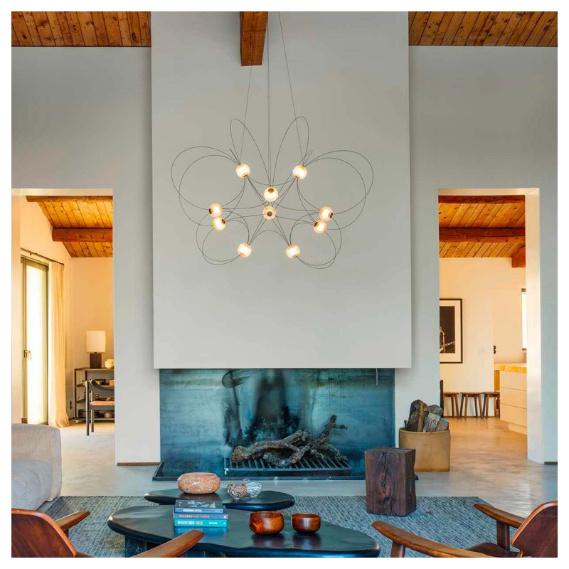 Suspension luminaire design MUNARI 10 DCW