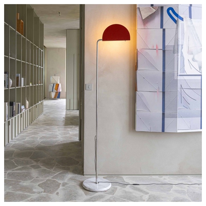 Lampadaire design MEZZALUNA DCW