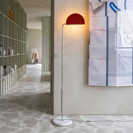 Lampadaire design MEZZALUNA DCW
