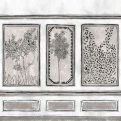 Panoramique fleuri Disegno par Élitis