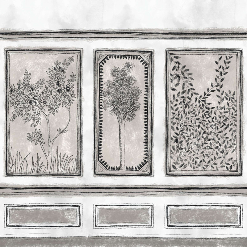 Panoramique fleuri Disegno par Élitis