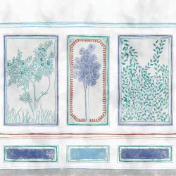 Panoramique fleuri Disegno par Élitis