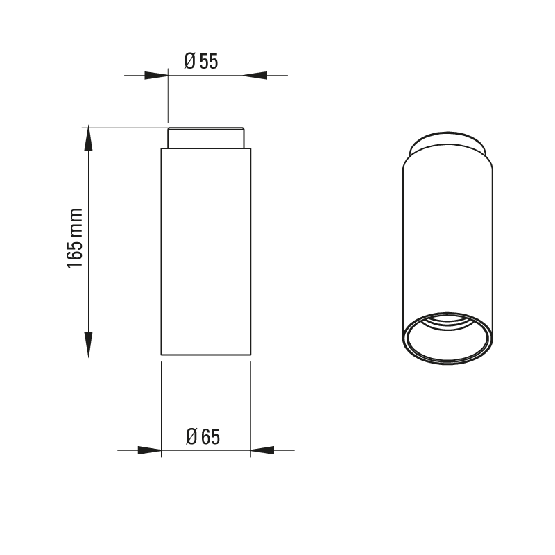Plafonnier design Tobo C65 DCW