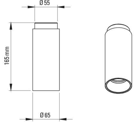 Plafonnier design Tobo C65 DCW