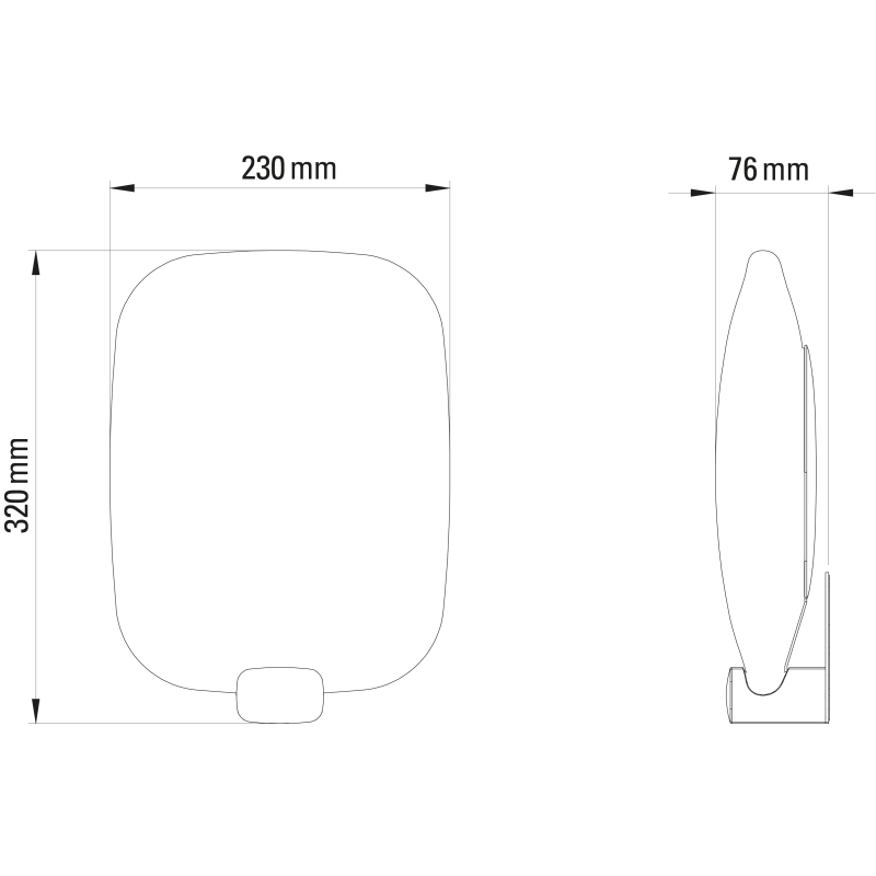 Applique design vertical Light Me Tender vertical DCW