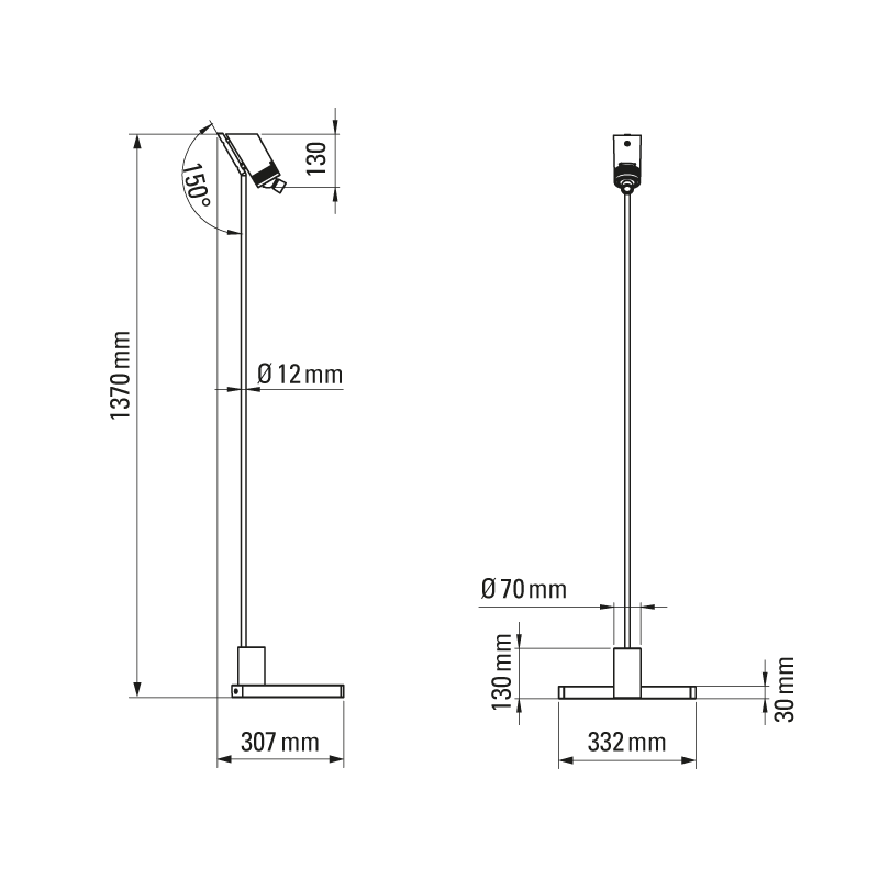 Lampadaire design Vision 20/20 FLOOR DCW