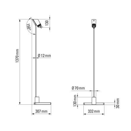 Lampadaire design Vision 20/20 FLOOR DCW