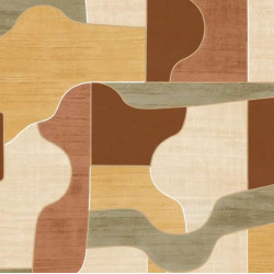 Papier peint motifs géométriques Modernismo Casamance