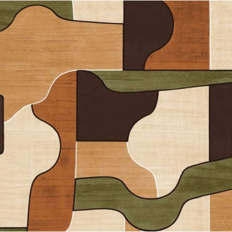 Papier peint motifs géométriques Modernismo Casamance