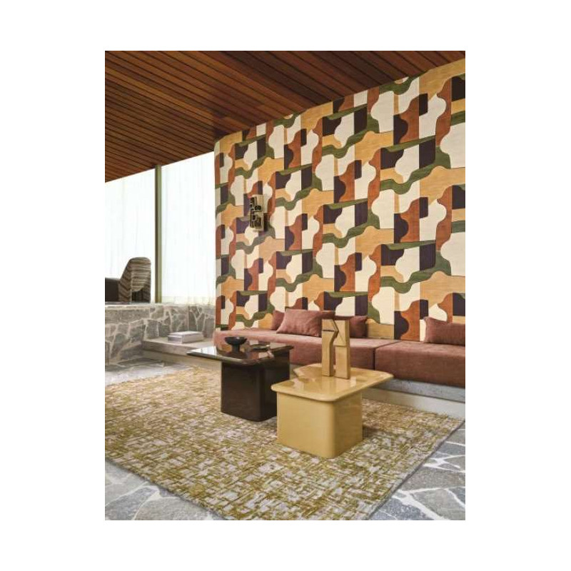 Papier peint motifs géométriques Modernismo Casamance