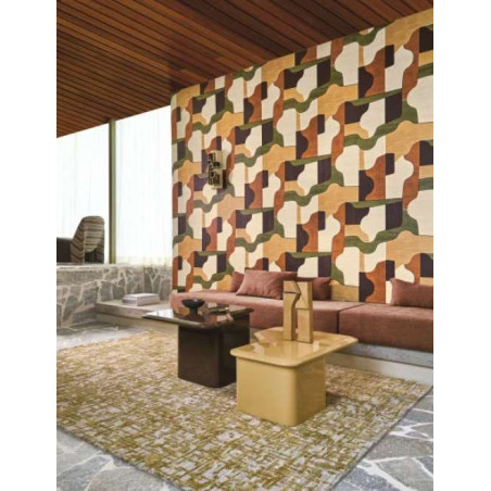 Papier peint motifs géométriques Modernismo Casamance