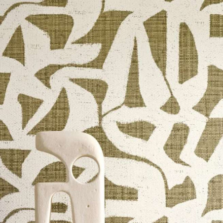 Papier peint motifs géométriques Cana Casamance