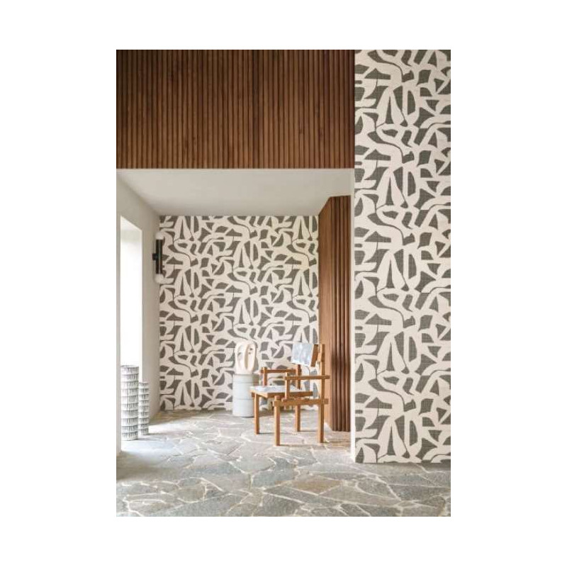 Papier peint motifs géométriques Cana Casamance