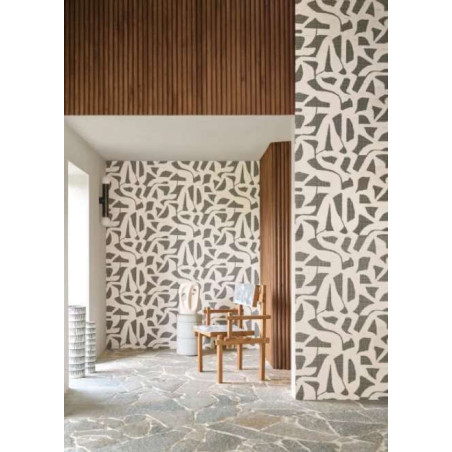 Papier peint motifs géométriques Cana Casamance