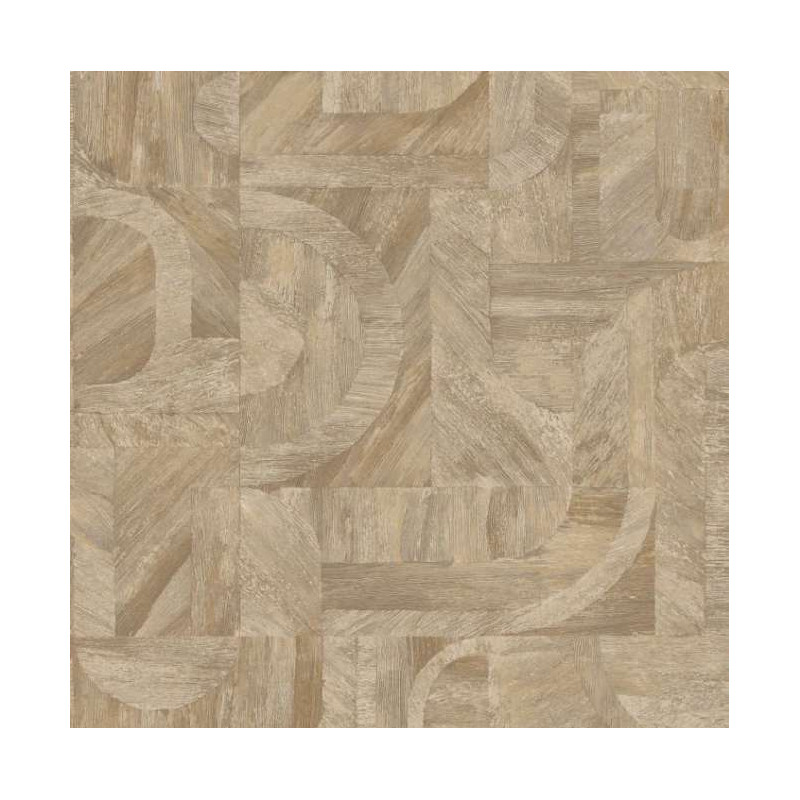 Papier peint motifs géométriques Intarsia Casamance
