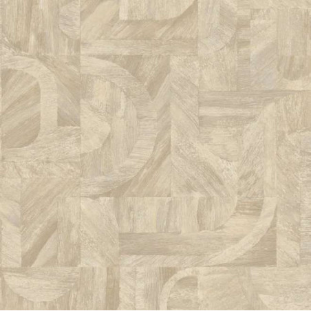 Papier peint motifs géométriques Intarsia Casamance