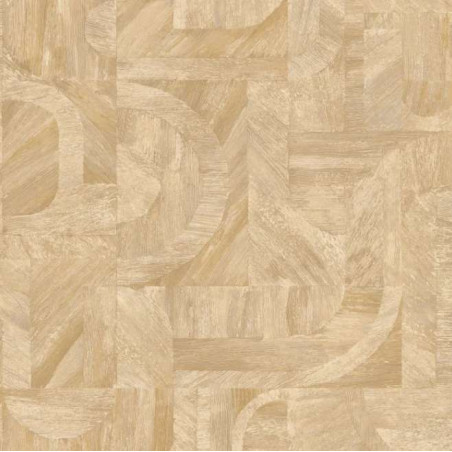 Papier peint motifs géométriques Intarsia Casamance