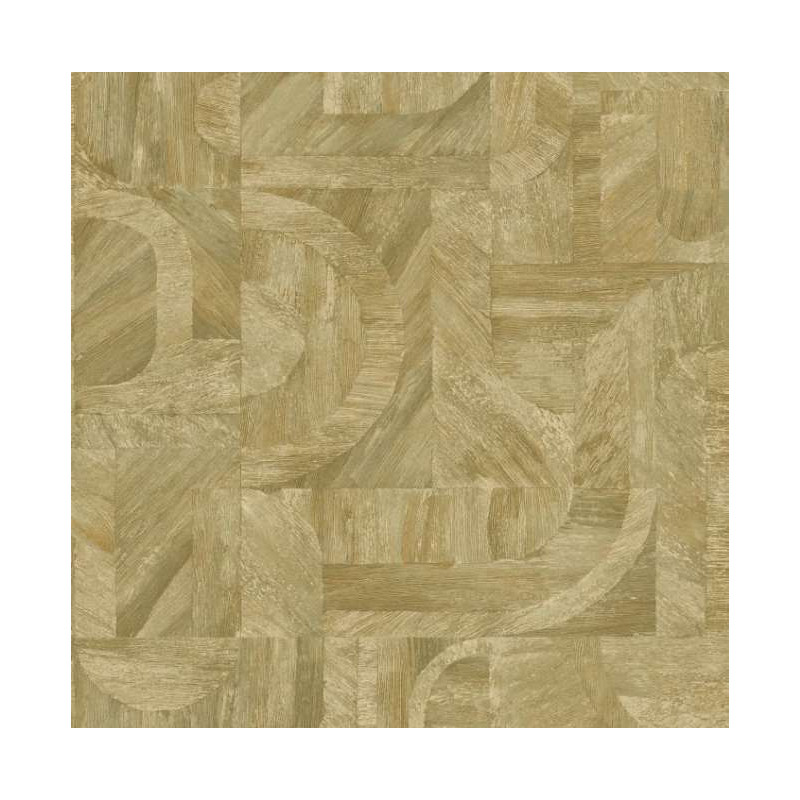 Papier peint motifs géométriques Intarsia Casamance