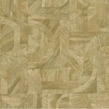Papier peint motifs géométriques Intarsia Casamance
