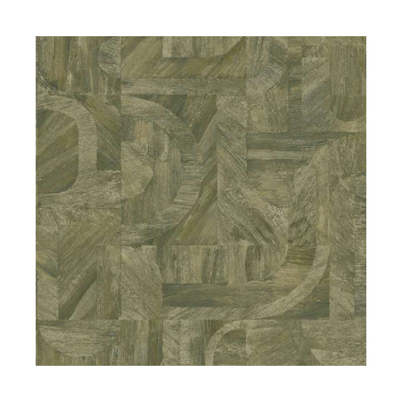 Papier peint motifs géométriques Intarsia Casamance