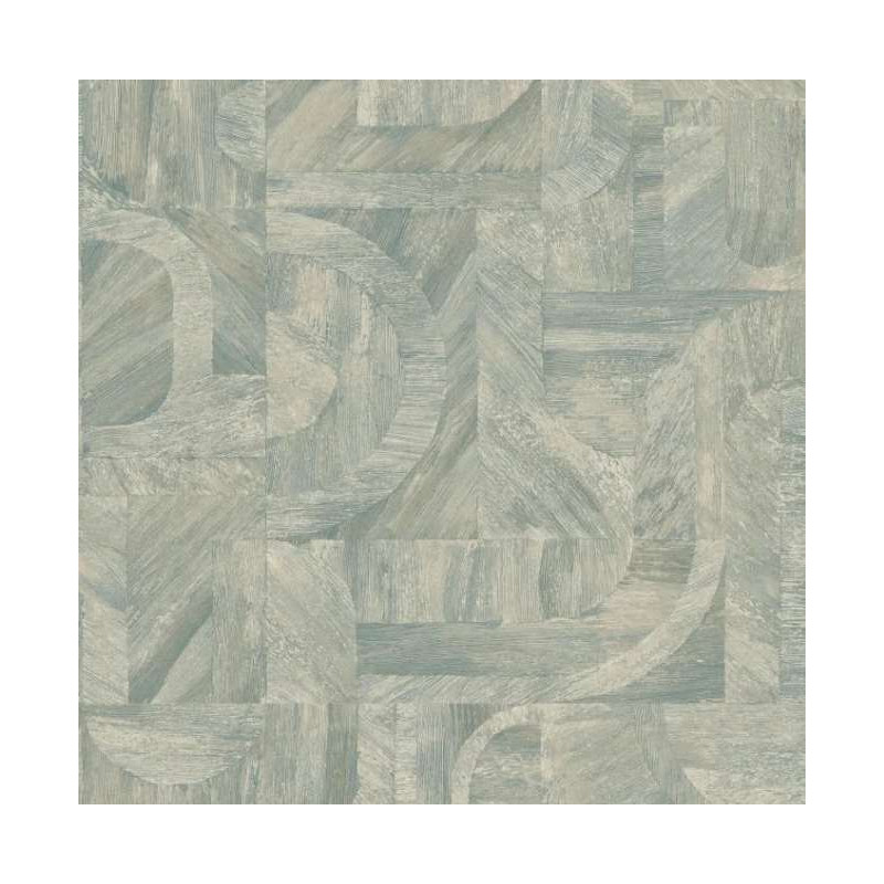 Papier peint motifs géométriques Intarsia Casamance