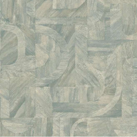 Papier peint motifs géométriques Intarsia Casamance