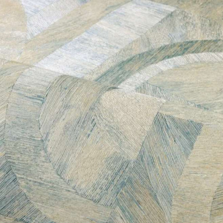 Papier peint motifs géométriques Intarsia Casamance