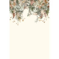 Panoramique fleuri Wisteria Casamance