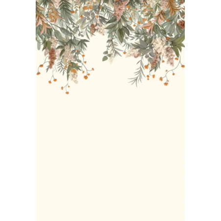 Panoramique fleuri Wisteria Casamance