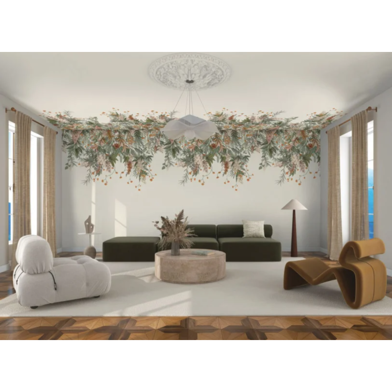 Panoramique fleuri Wisteria Casamance