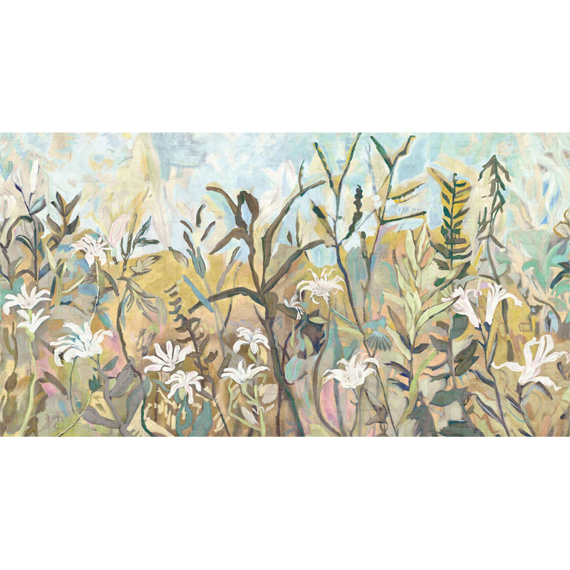 Panoramique fleuri L'Eden et après Elitis