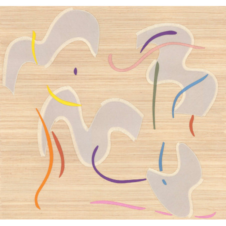 Papier peint géométrique Lazgi Elitis